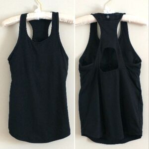 Lululemon Black Racerback Tank Top